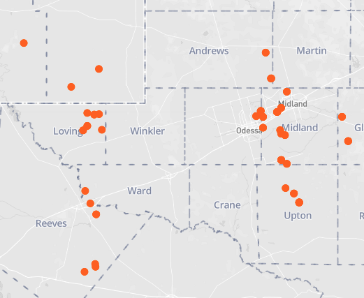 Concho Resources and RSP Permian’s activity 